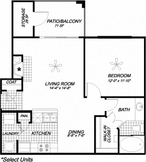Suite A Floorplan